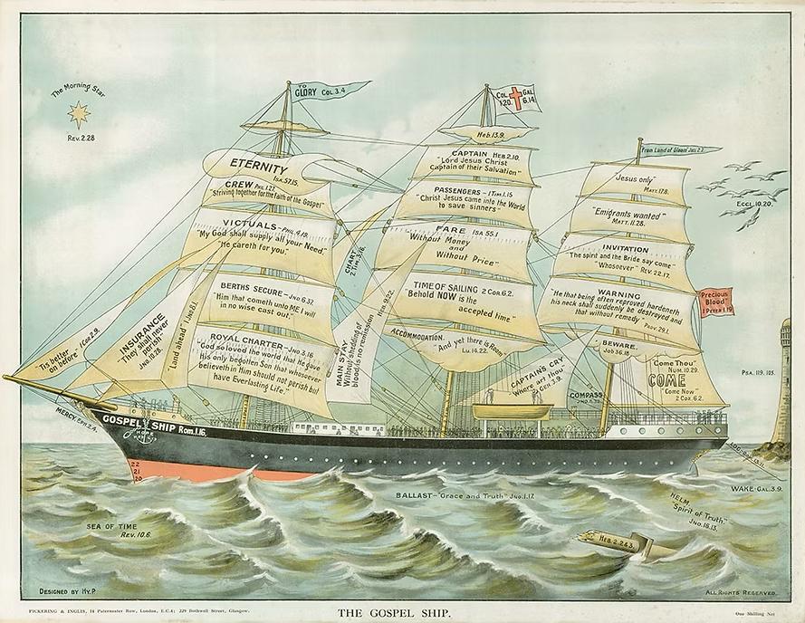 The Gospel Ship print