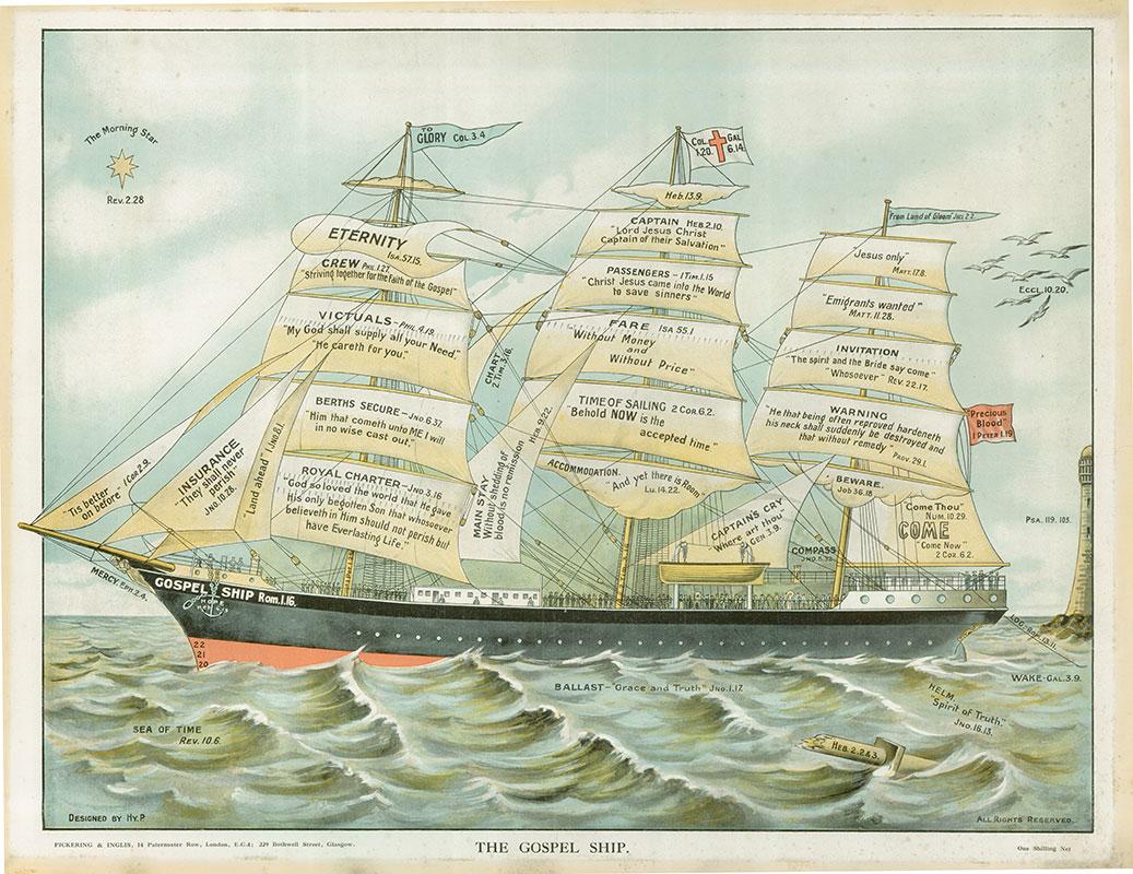 The Gospel Ship lithograph